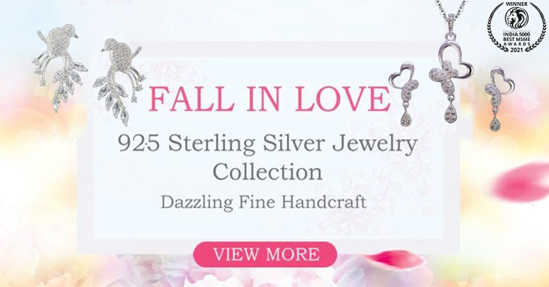 Purely Handcrafted 92.5 Sterling Silver Jewelleries
